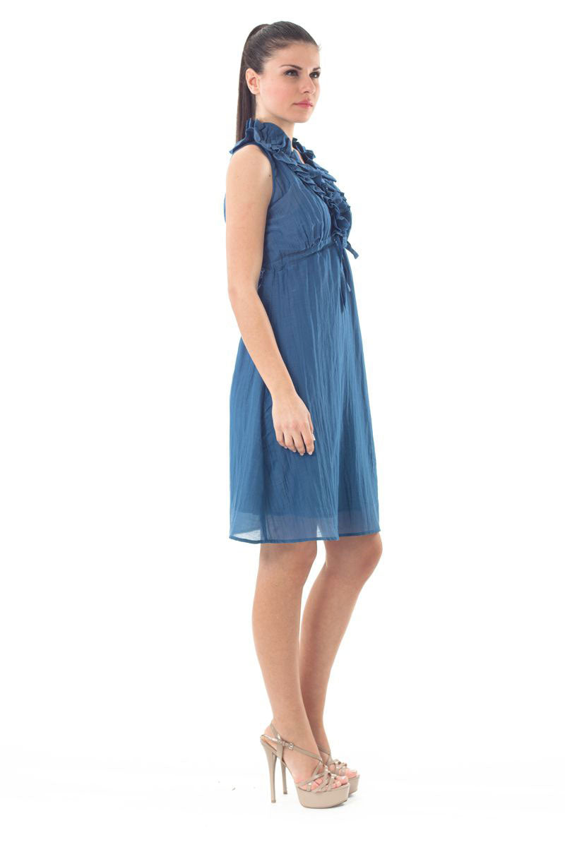 Sleeveless Ruffle Detail dress-Conquista-36-Urbanheer