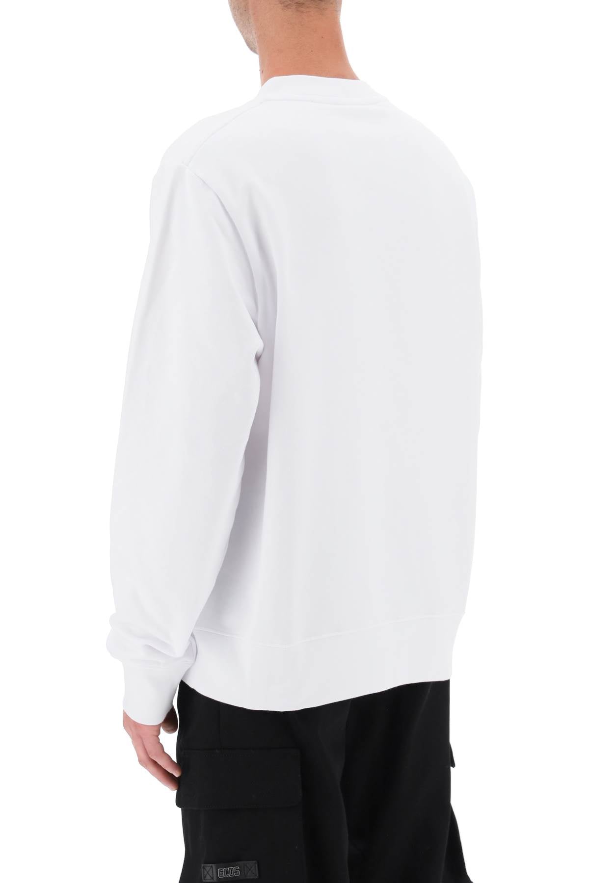 Gcds crew-neck sweatshirt with logo print-GCDS-L-Urbanheer
