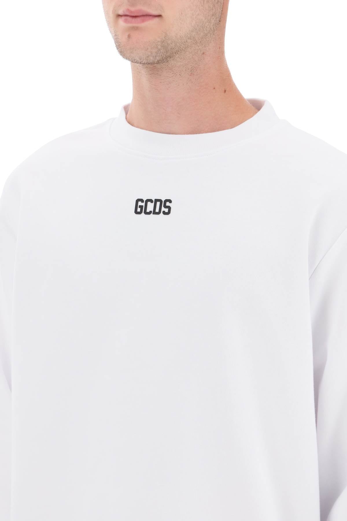 Gcds crew-neck sweatshirt with logo print-GCDS-L-Urbanheer