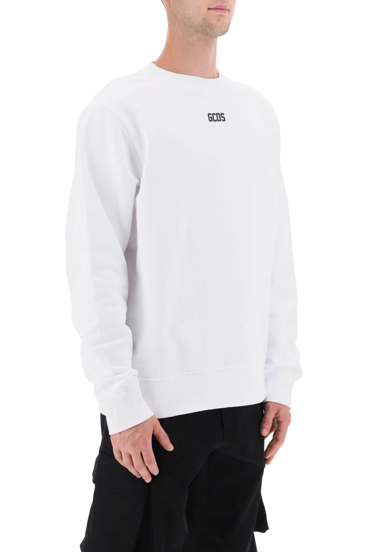 Gcds crew-neck sweatshirt with logo print-GCDS-L-Urbanheer