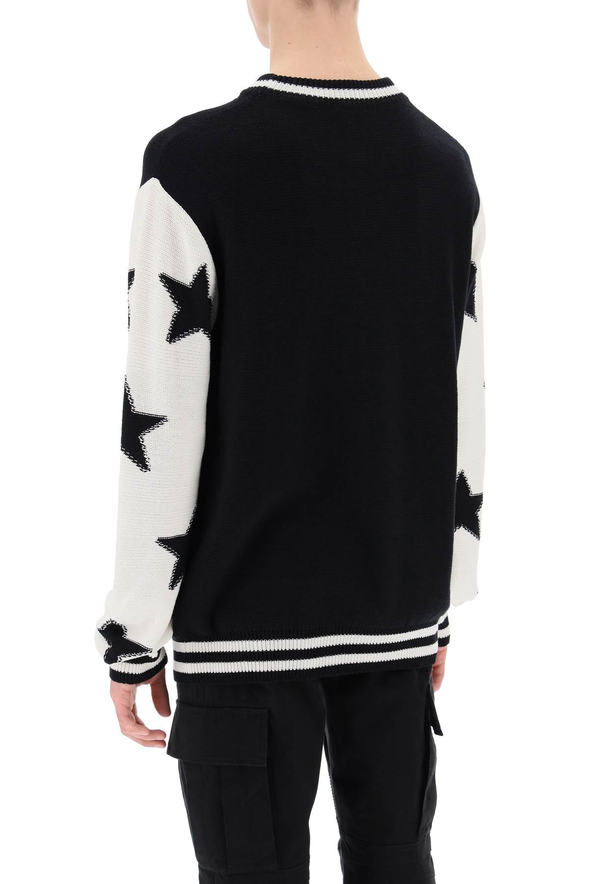 Balmain Sweater With Star Motif-Balmain-M-Urbanheer