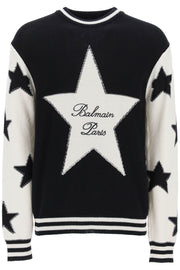 Balmain Sweater With Star Motif-Balmain-M-Urbanheer