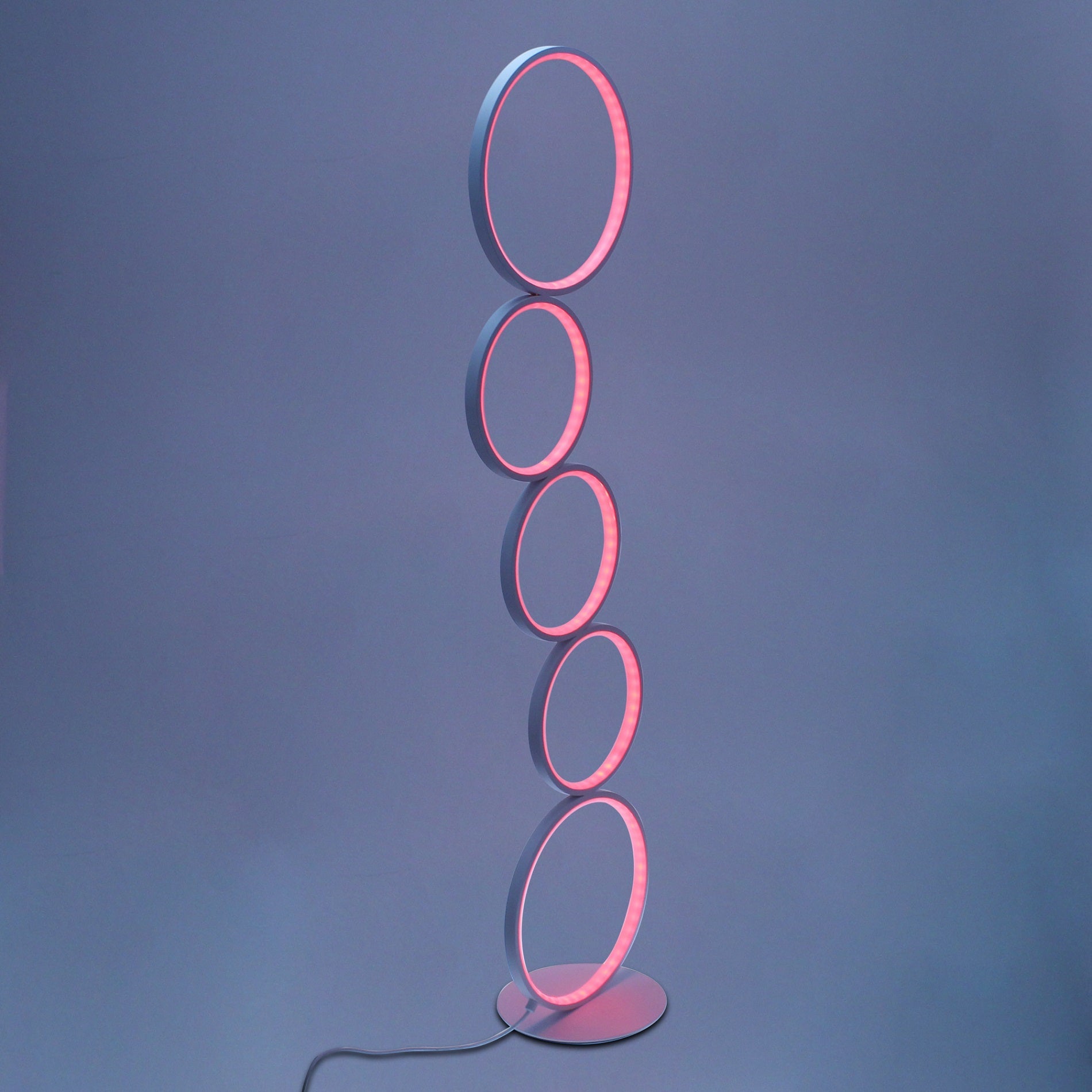 Rgb Minimalist Circular Floor Lamp-EP LIGHT-Urbanheer