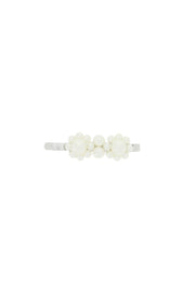 Simone rocha mini flower hair clip with pearls-Simone Rocha-Urbanheer