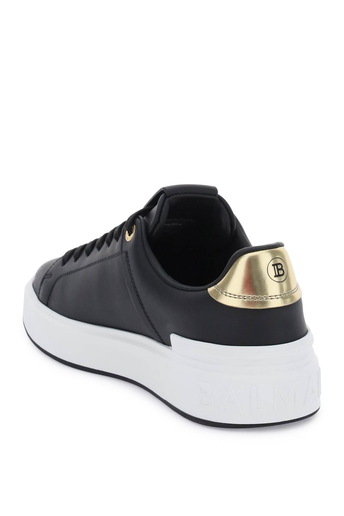 Balmain leather b-court sneakers-Balmain-38-Urbanheer