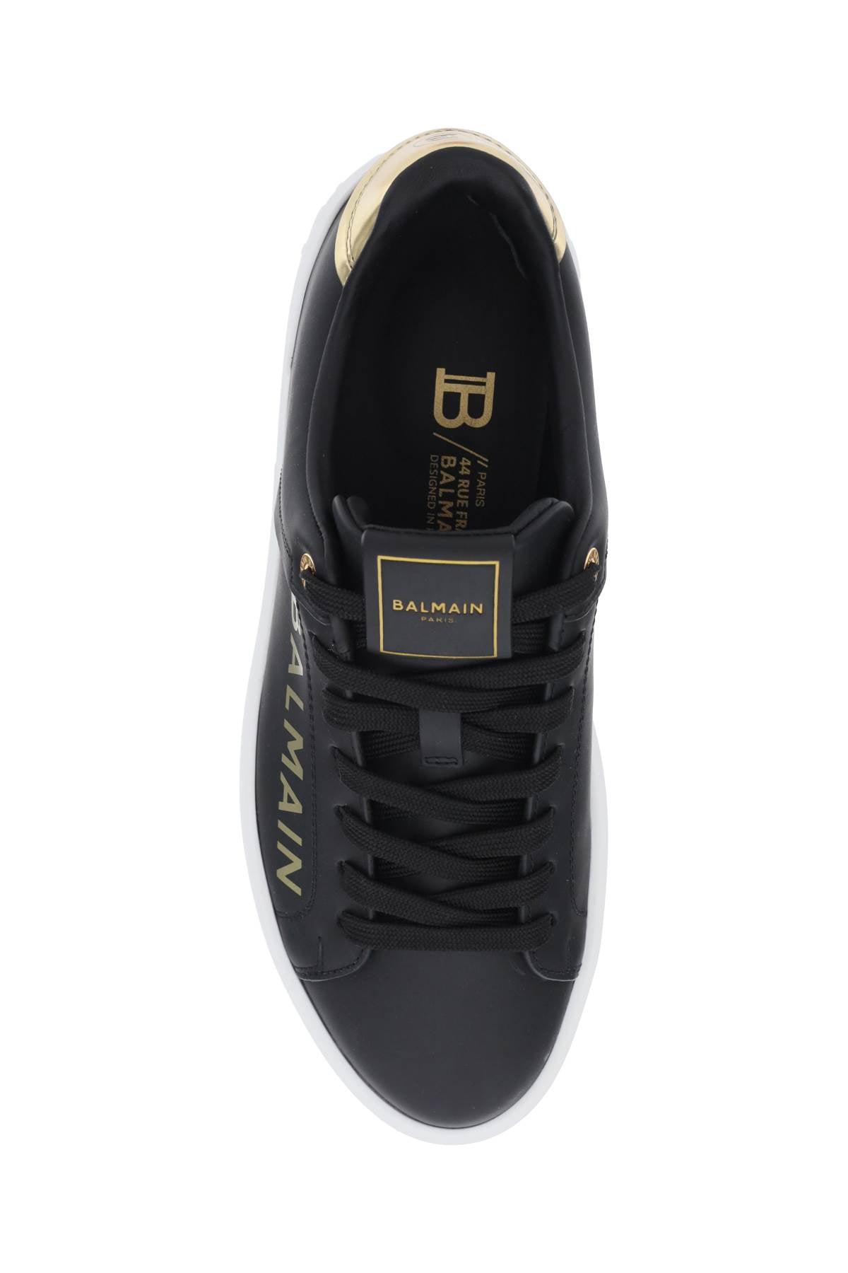 Balmain leather b-court sneakers-Balmain-38-Urbanheer