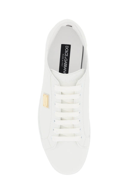 Dolce & Gabbana Leather 'Saint Tropez' Sneakers-Dolce & Gabbana-Urbanheer