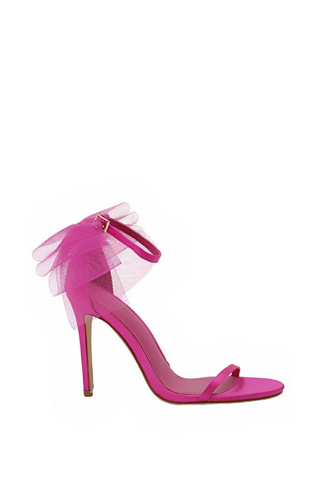 Camila Mesh Bow Stiletto Heel-Shoes - Women-Lulamax Shoes-US 5 /EU 36-Fuchsia-Urbanheer