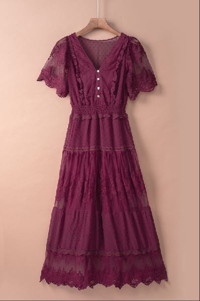 All The Frills Lace Gown-UHXSW-WHITE-SMALL-Urbanheer