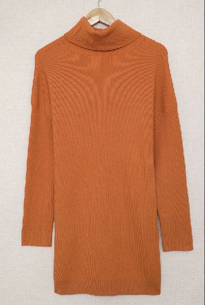 Reuben Sweater Dress-Stay Warm in Style-ORANGE-SMALL-Urbanheer