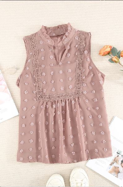 Annika Babydoll Top-UHXSW-PINK-SMALL-Urbanheer