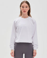 City Zip Crop Crewneck-Rebody-Brilliant White-XS-Urbanheer