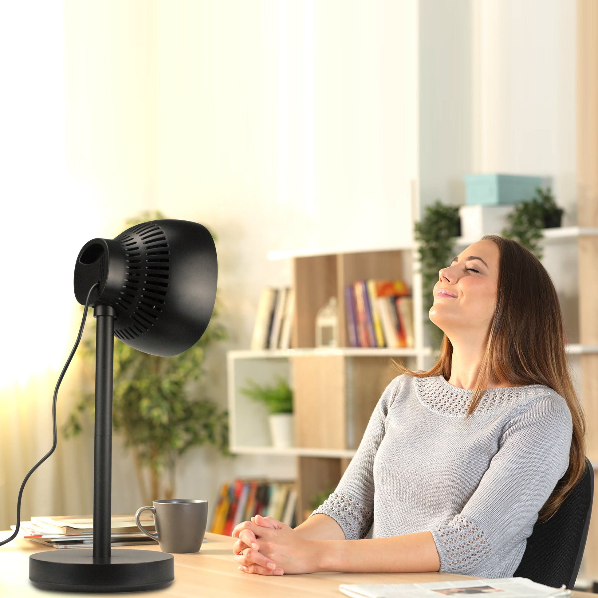 Desk & Floor Multifunctional Fan Heater-lampdepot-Urbanheer