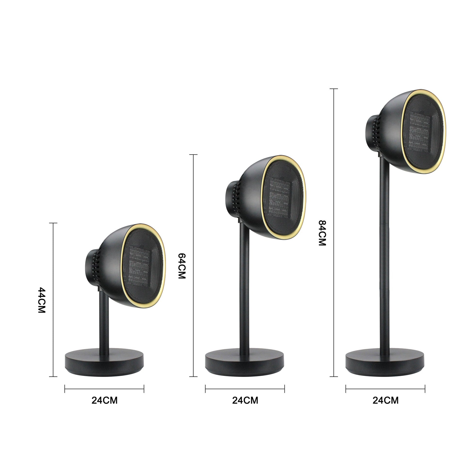 Desk & Floor Multifunctional Fan Heater-lampdepot-Urbanheer