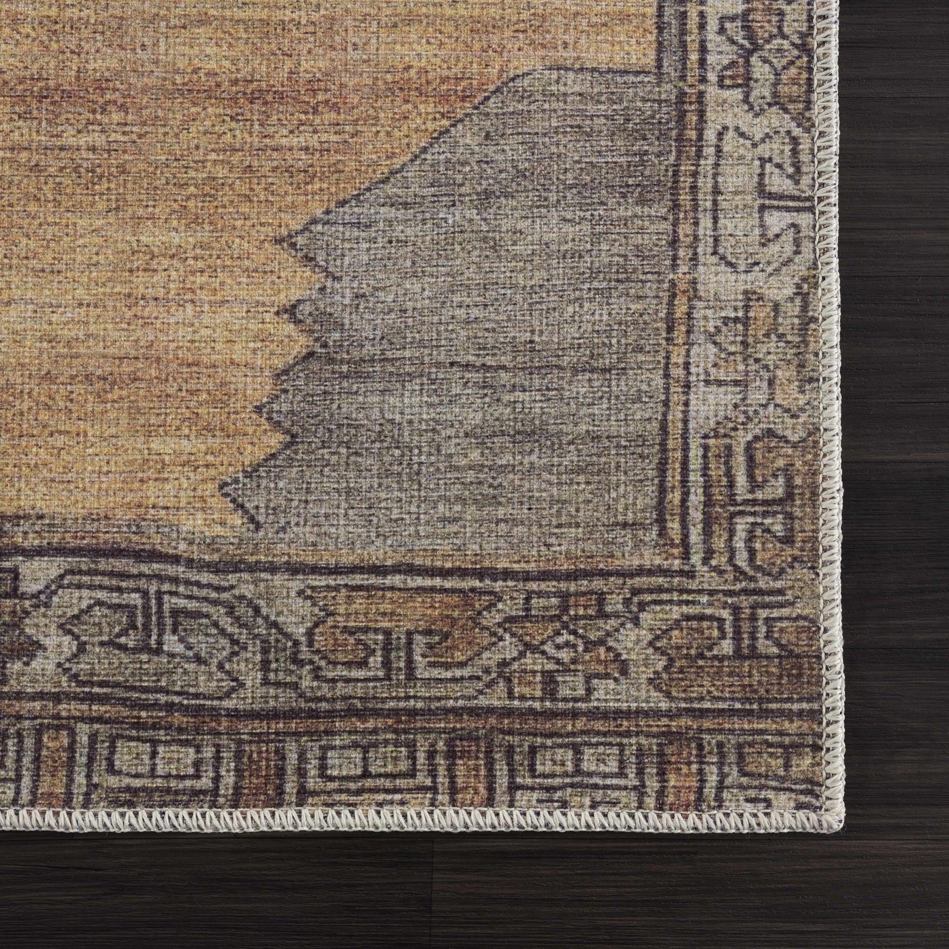 Medinah Washable Runner & Area Rug-Rugs-Hauteloom-2'7" x 7'3" Runner-Urbanheer