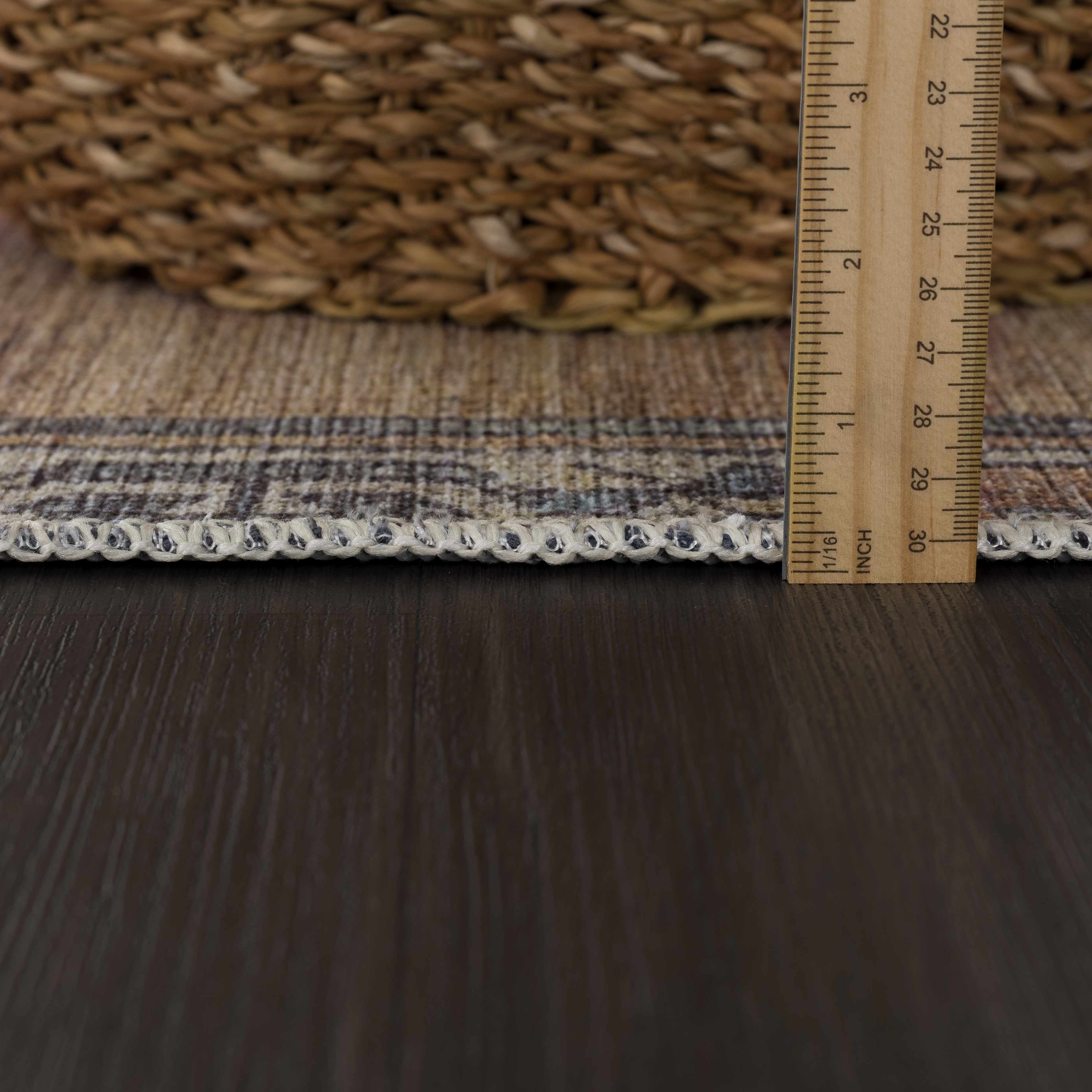 Medinah Washable Runner & Area Rug-Rugs-Hauteloom-2'7" x 7'3" Runner-Urbanheer