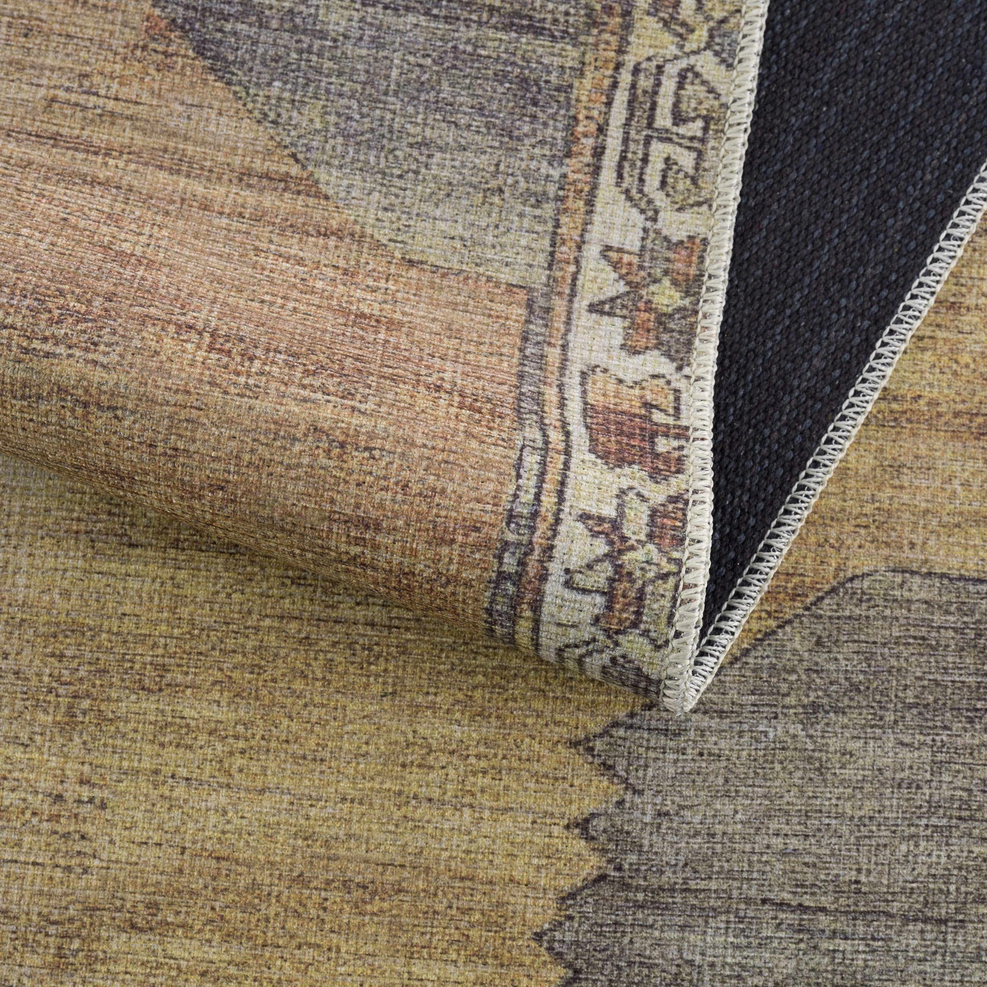 Medinah Washable Runner & Area Rug-Rugs-Hauteloom-2'7" x 7'3" Runner-Urbanheer