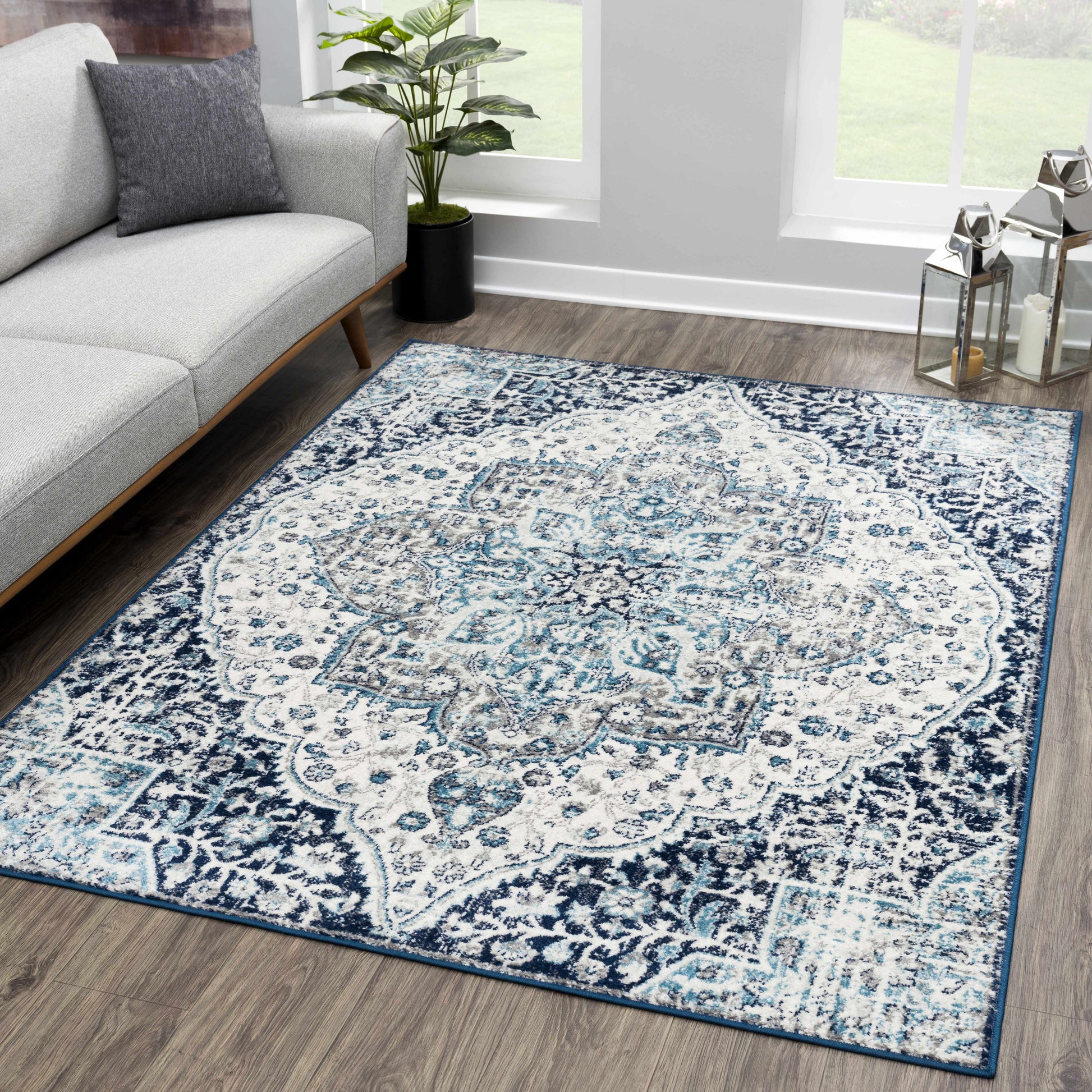 Marash KMRSH-4602 Area Rug-Rugs-Hauteloom-2'7" x 7'3" Runner-Urbanheer