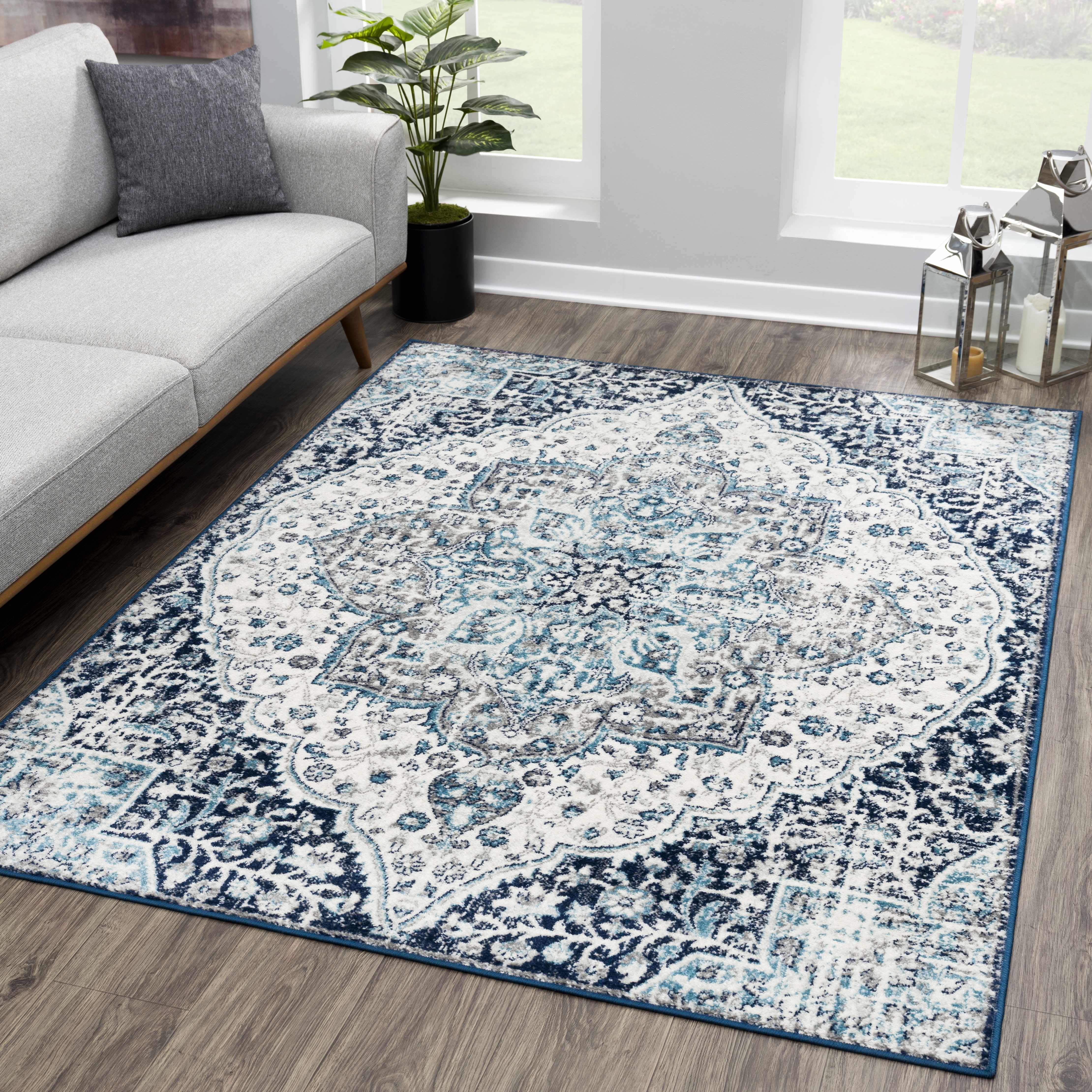 Marash KMRSH-4602 Area Rug-Rugs-Hauteloom-2'7" x 7'3" Runner-Urbanheer