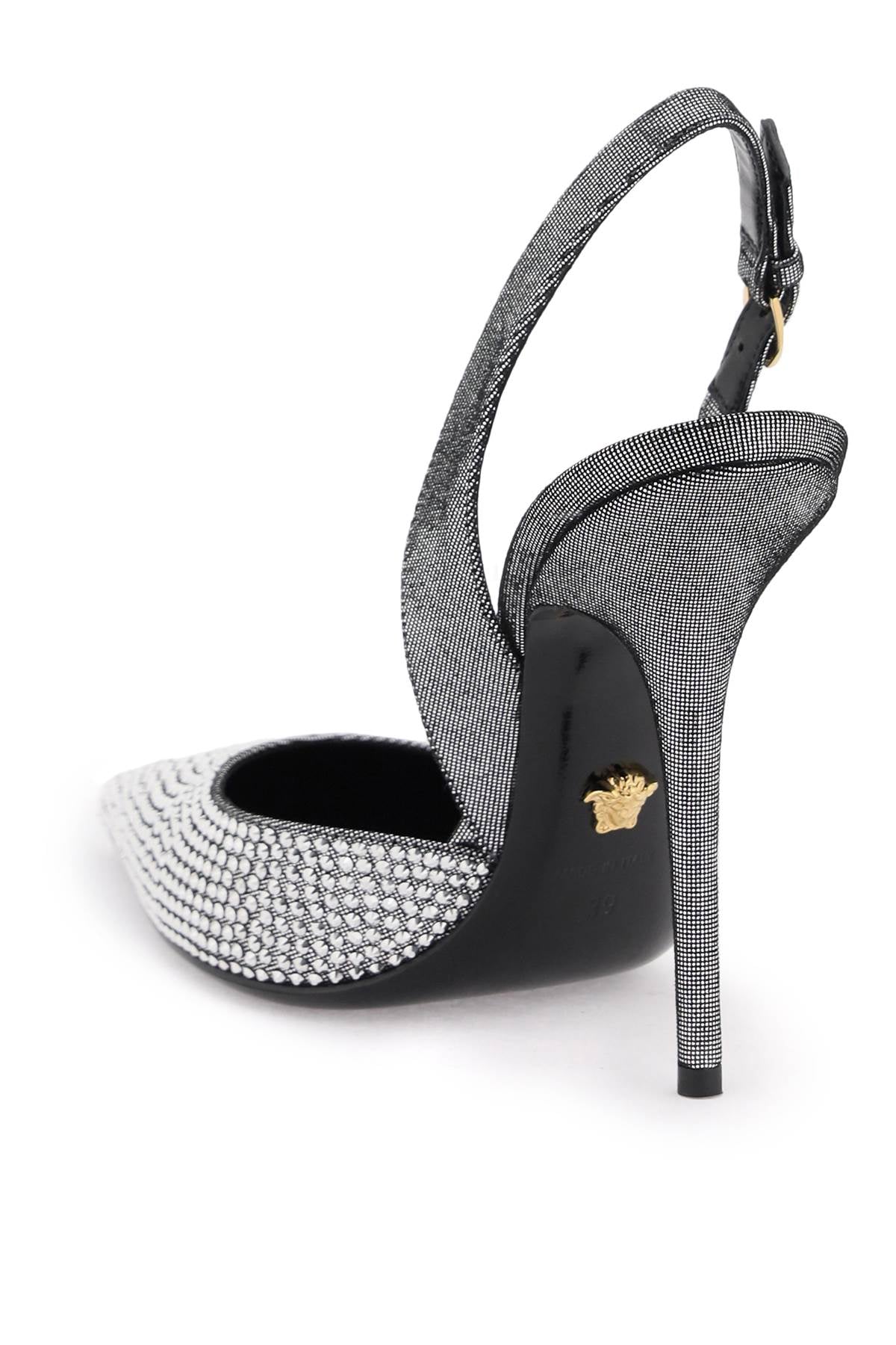 Versace 'safety pin' slingback pumps-Versace-36-Urbanheer