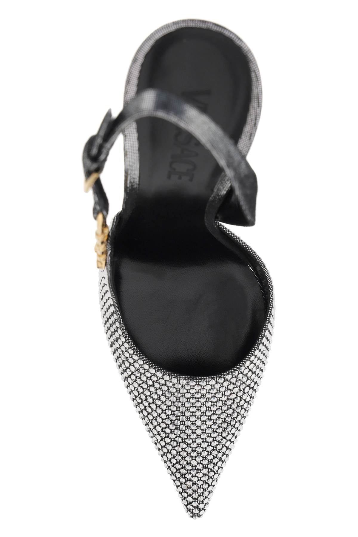 Versace 'safety pin' slingback pumps-Versace-36-Urbanheer