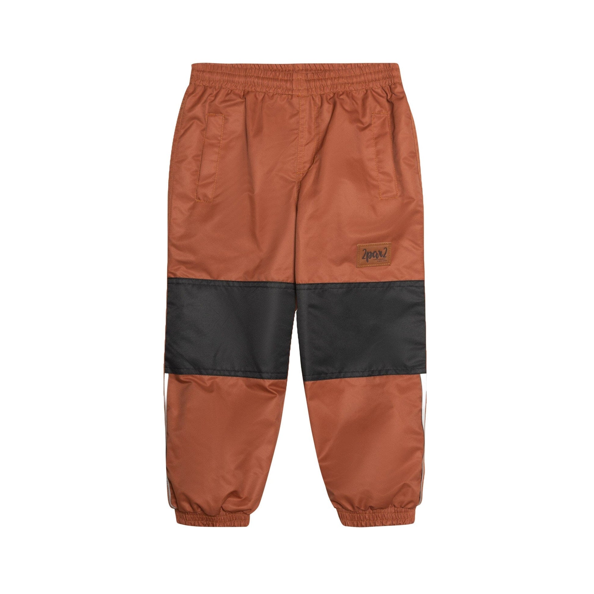 Colorblocked Two Piece Spring Rain Set Green, Blue & Brown-Deux par Deux-2-Urbanheer