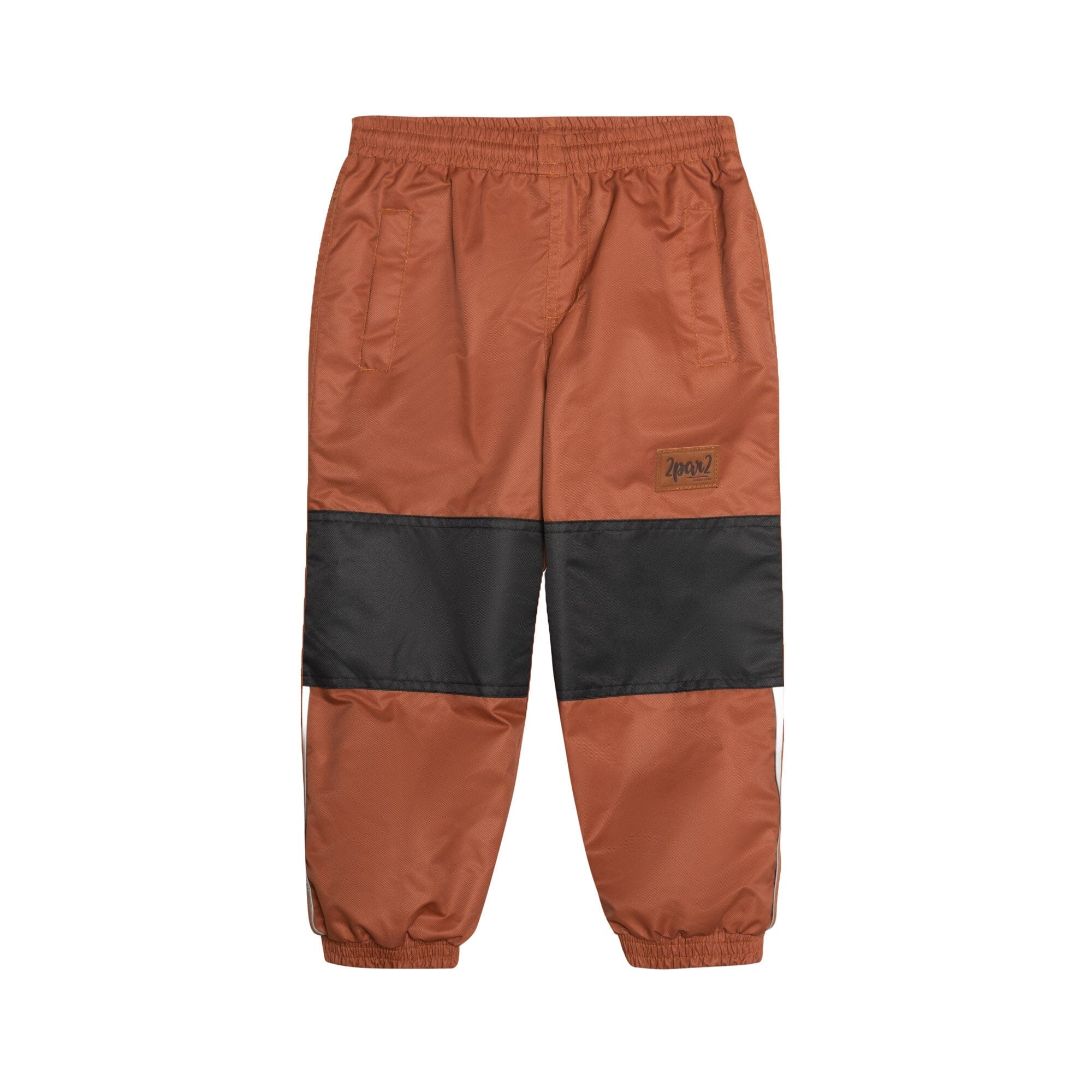 Colorblocked Two Piece Spring Rain Set Green, Blue & Brown-Deux par Deux-2-Urbanheer