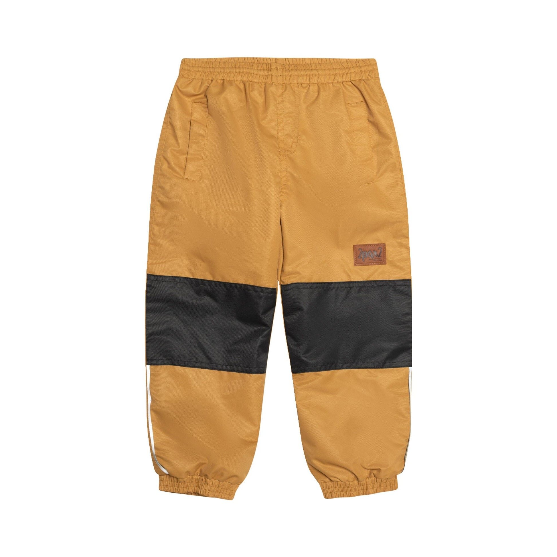 Colorblocked Printed 3 In 1 Spring Rain Set Black Forest, Green & Golden Beige-Deux par Deux-2-Urbanheer