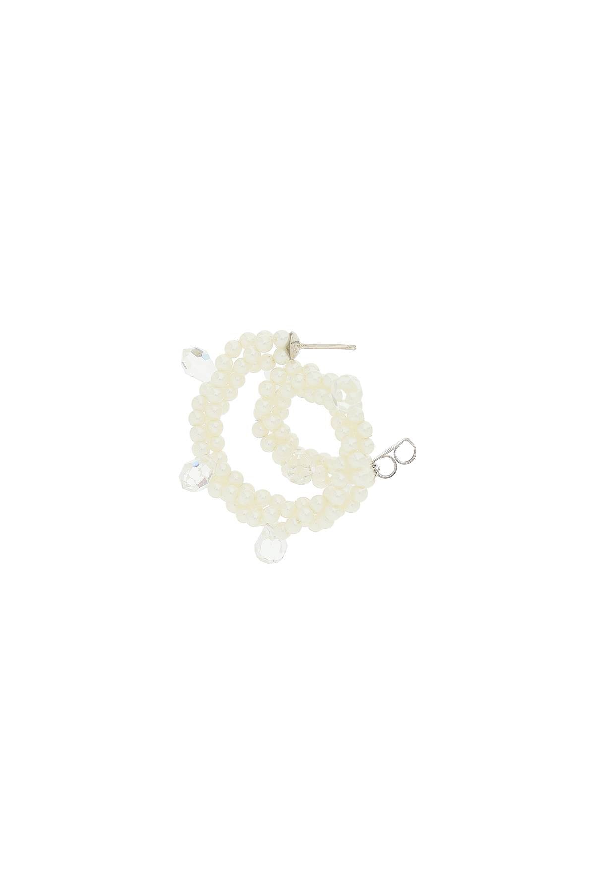 Simone rocha twisted pearl earrings-Simone Rocha-Urbanheer