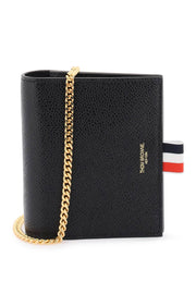 Thom browne leather crossbody card holder-Thom Browne-Urbanheer