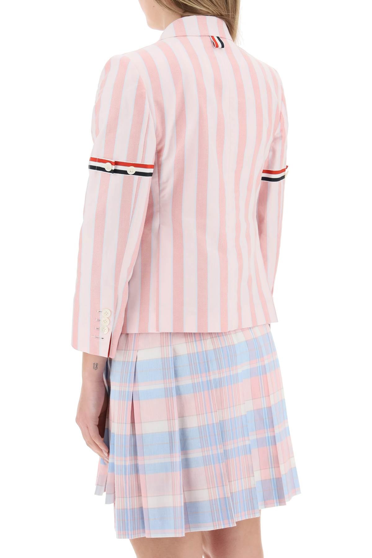 Thom browne striped blazed with tricolor details-Thom Browne-42-Urbanheer