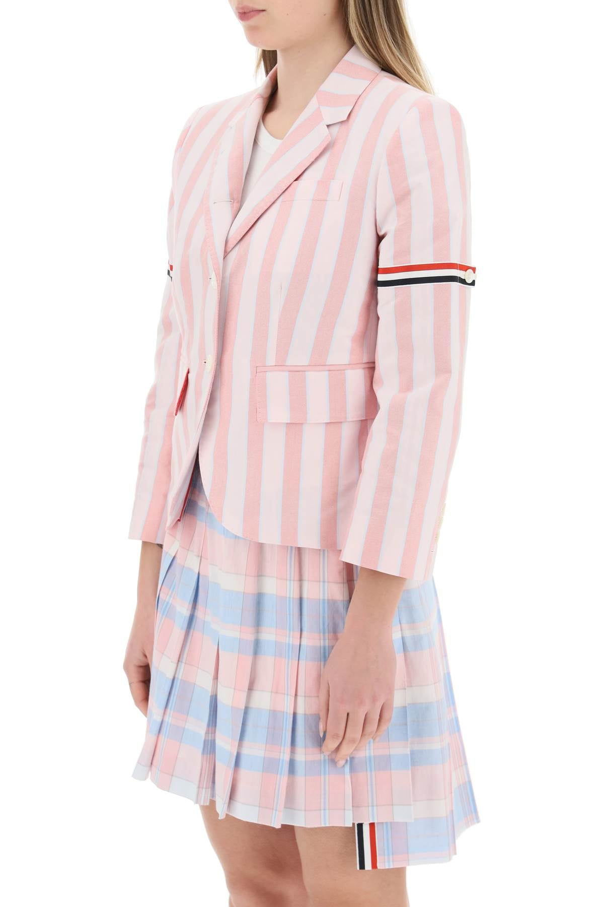 Thom browne striped blazed with tricolor details-Thom Browne-42-Urbanheer