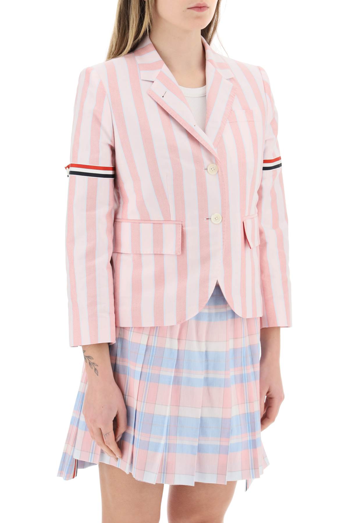 Thom browne striped blazed with tricolor details-Thom Browne-42-Urbanheer
