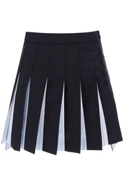 Thom browne 4-bar pleated mini skirt-Thom Browne-40-Urbanheer