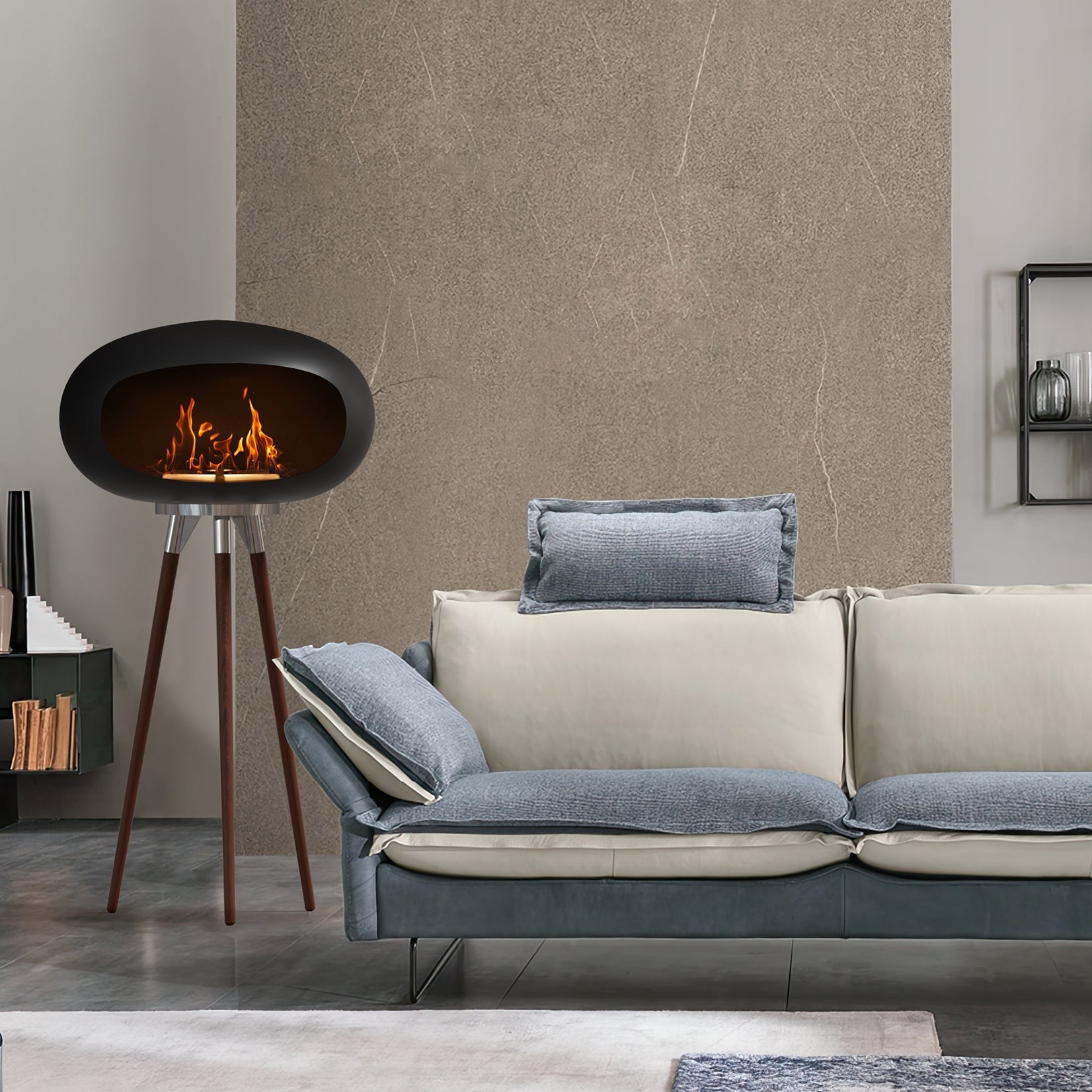 Tripod Indoor + Outdoor Ethanol Fireplace-EP LIGHT-Urbanheer