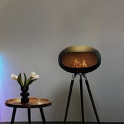 Tripod Indoor + Outdoor Ethanol Fireplace-Fireplaces-lampdepot-Urbanheer