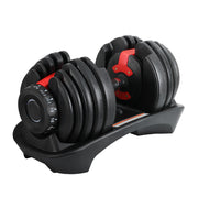 24Kg Adjustable Dumbbell Dumbbells Weight Plates Home Gym Fitness Exercise-Unbranded-Urbanheer