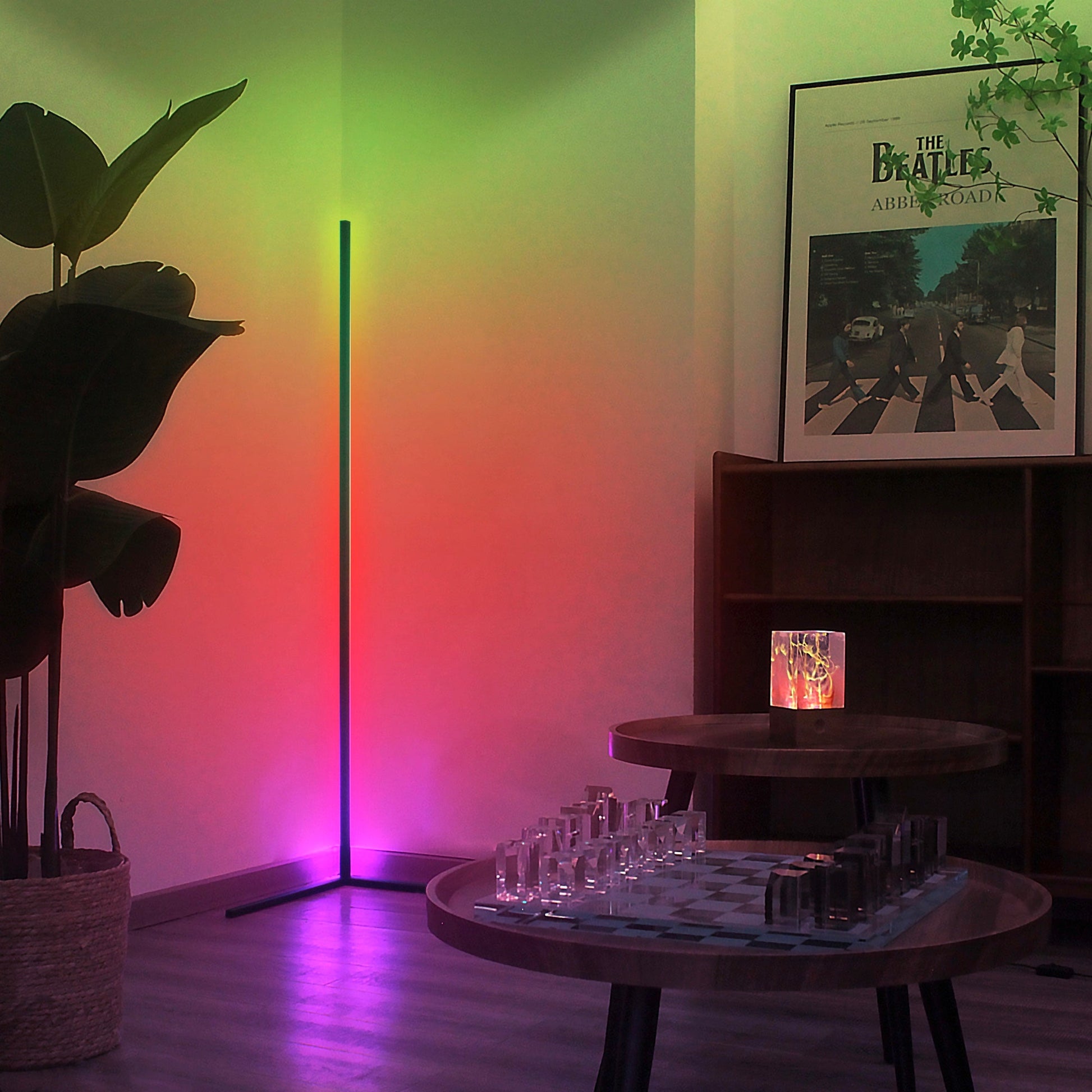 2 Packs - Rgb Corner Floor Lamp, Minimalist Led Lamp-lampdepot-Urbanheer