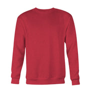 Men'S Plain Crew Sweatshirt, Chili Pepper-Coloured Blanks-small-Urbanheer
