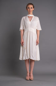 Floral Dress-AAMOGH-XS-White-Urbanheer