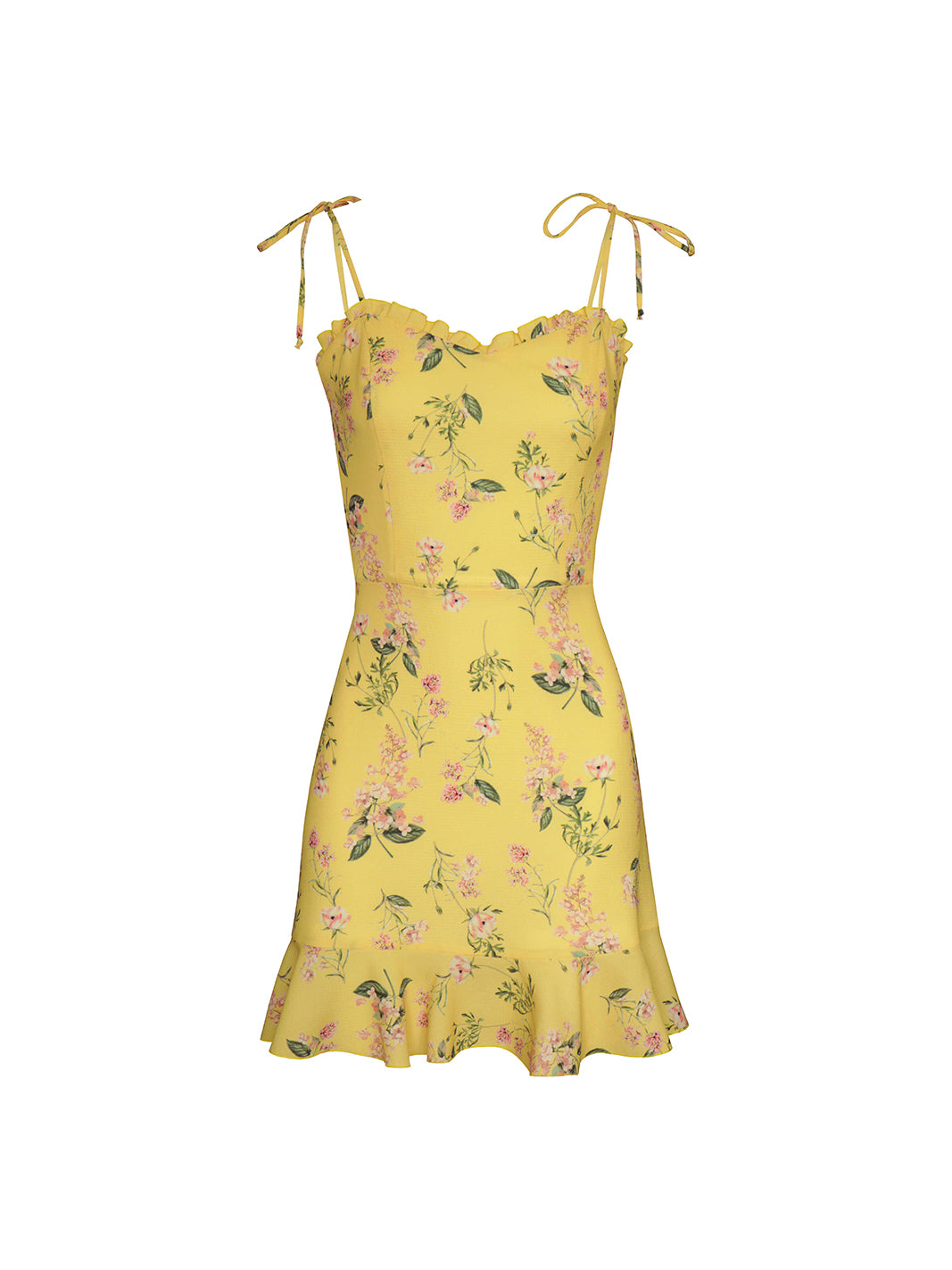 Alice Yellow Mini Dress-2KStyle-xs-Urbanheer