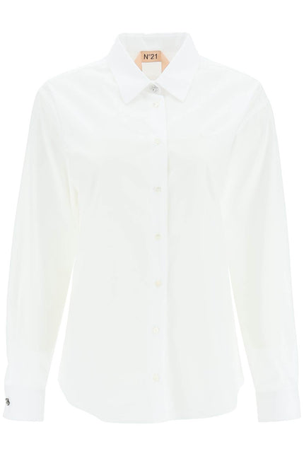 N.21 shirt with jewel buttons-N.21-42-Urbanheer