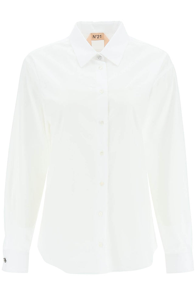 N.21 shirt with jewel buttons-N.21-42-Urbanheer