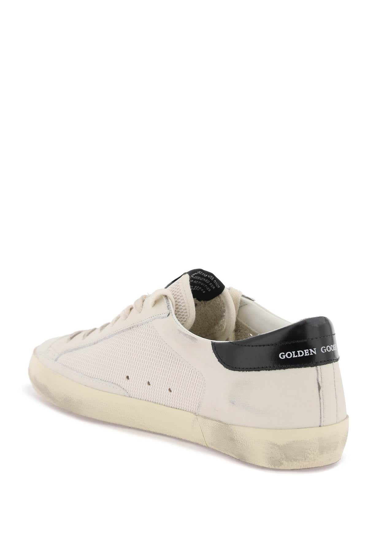 Golden Goose "Leather And Mesh Super-Star Double Quarter Sne-Golden Goose-40-Urbanheer