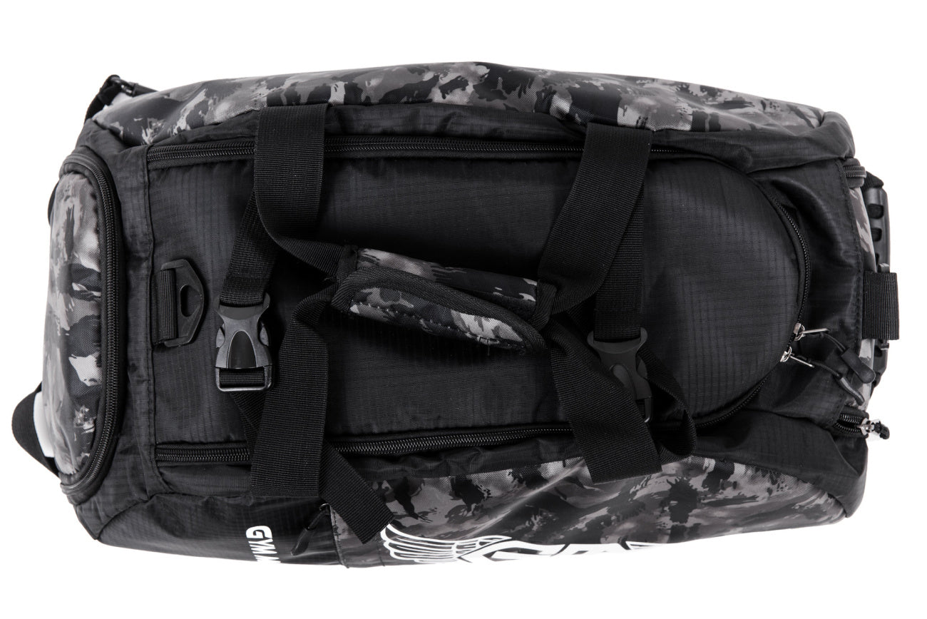 Gym Maniac Gm 3-Way Gym Bag - Camo Gray-Gym Maniac GM s.r.o.-Urbanheer