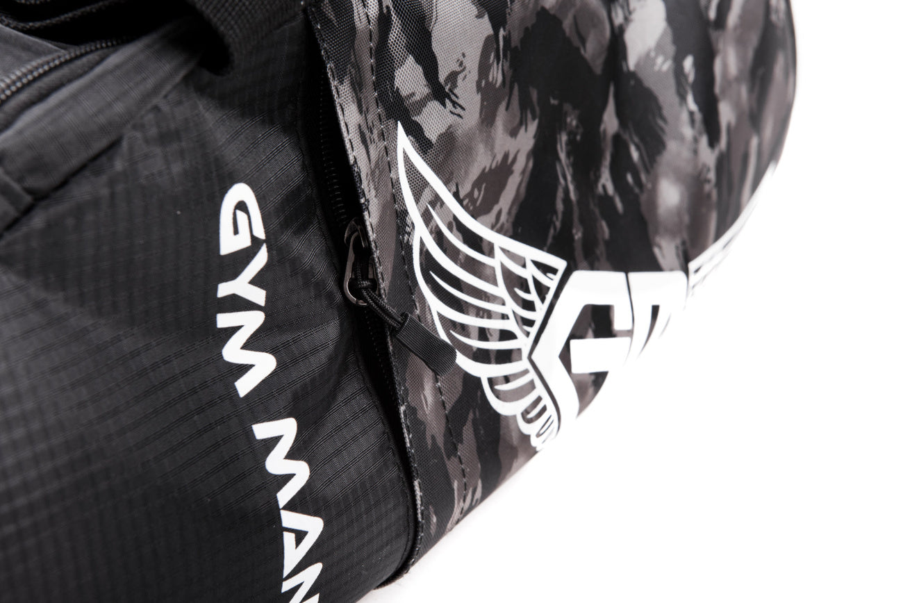 Gym Maniac Gm 3-Way Gym Bag - Camo Gray-Gym Maniac GM s.r.o.-Urbanheer