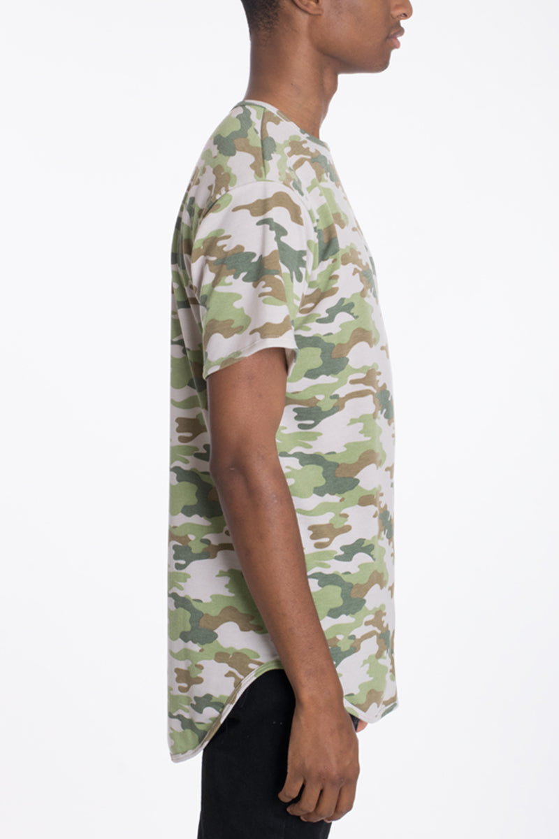 CAMO SCALLOP TEE-OLIVE-WEIV-S-Urbanheer