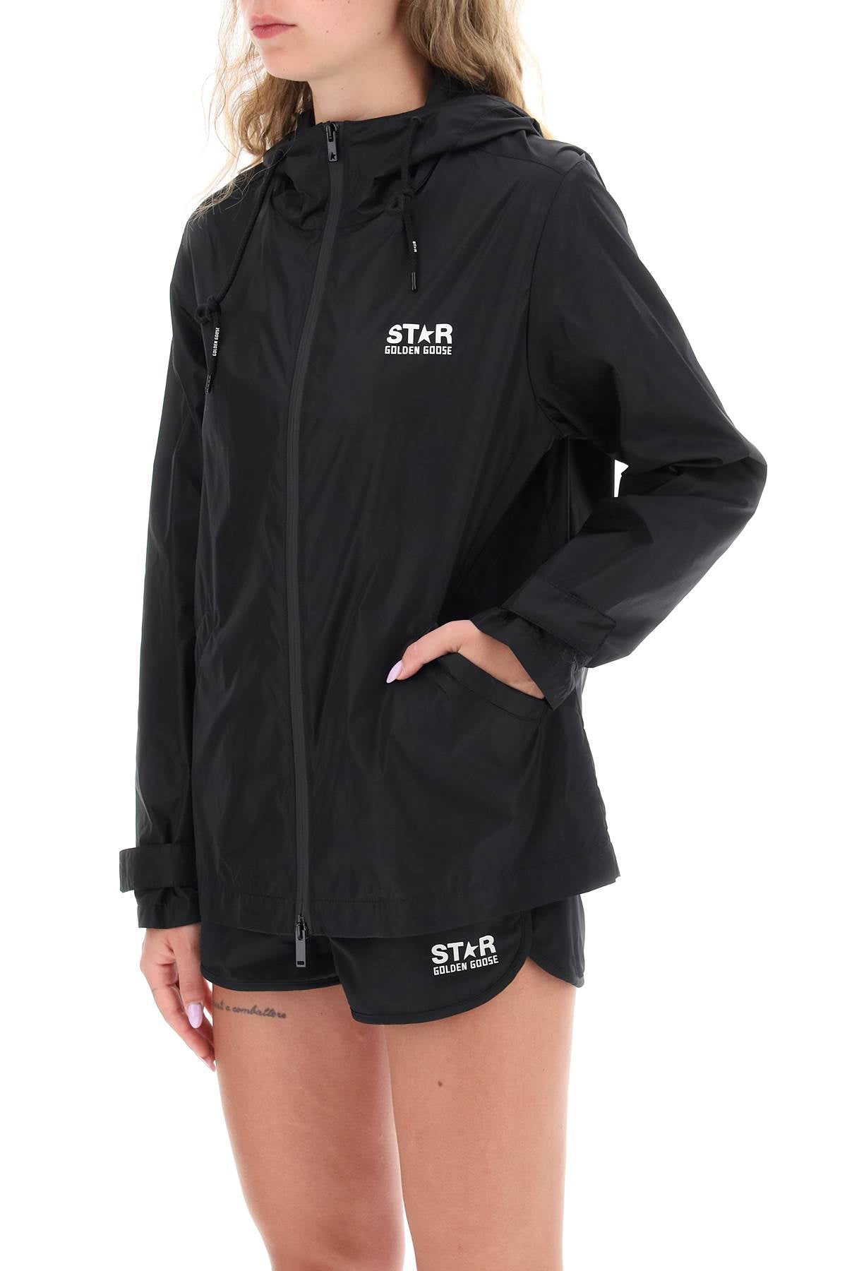 Golden Goose Daris Hooded Windbreaker-Golden Goose-38-Urbanheer