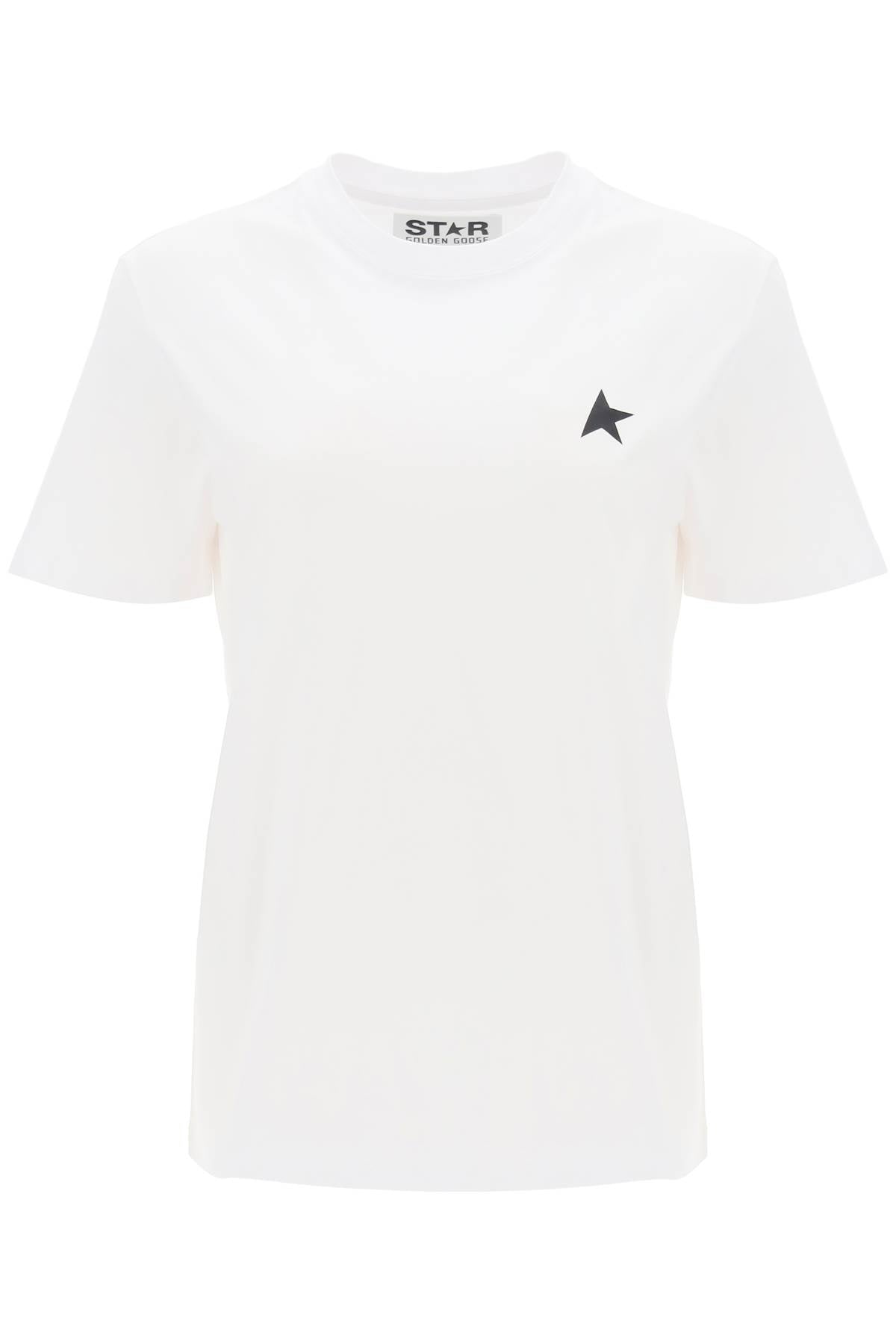 Golden Goose Regular T-Shirt With Star Logo-Golden Goose-XS-Urbanheer