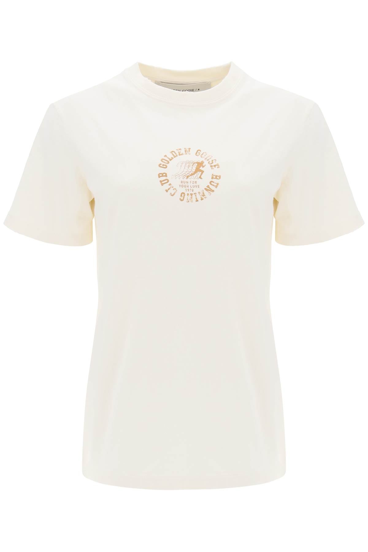 Golden Goose Runners Club Print Regular T-Shirt-Golden Goose-L-Urbanheer